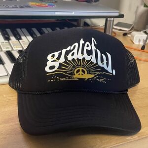 OTTO Black Mesh Trucker Hat